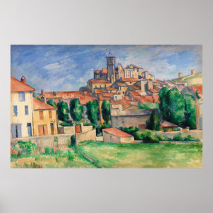 Poster Cézanne's Gardanne