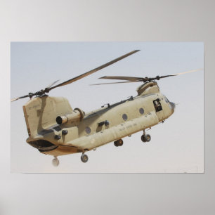 Poster CH-47 Chinook Helicóptero