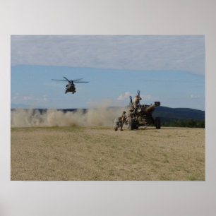 Poster CH-47 Chinook Helicóptero
