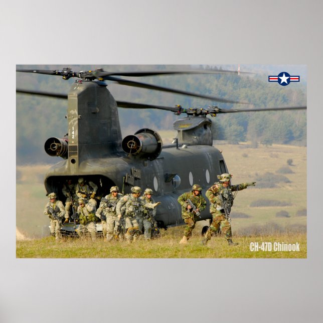 POSTER CH-47D CHINOOK (Frente)