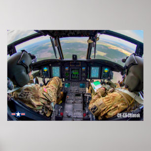 POSTER CH-47F CHINOOK