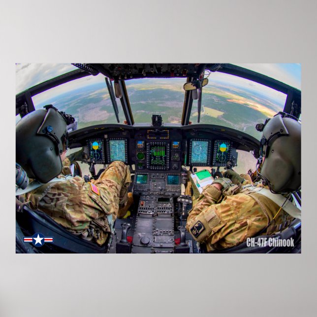 POSTER CH-47F CHINOOK (Frente)