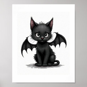 Poster Ch Ch Ch Meow Meow Meow Scary Sexta Feira Figurina