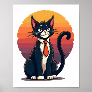 Poster Ch Ch Ch Meow Meow Roupas Assustadoras de Hallowee