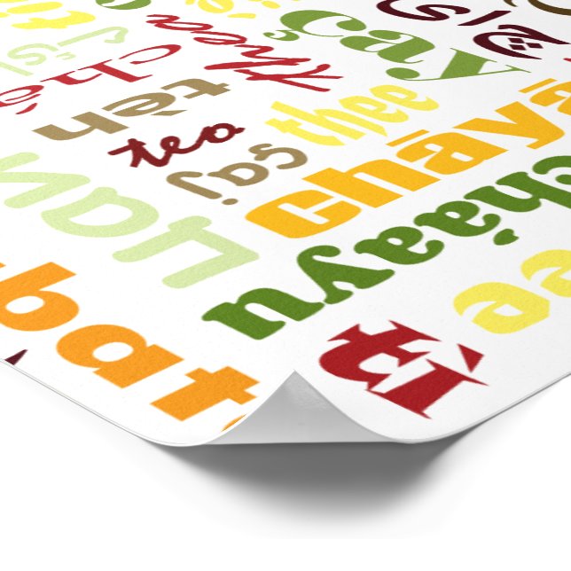 Póster Chá (Borda)