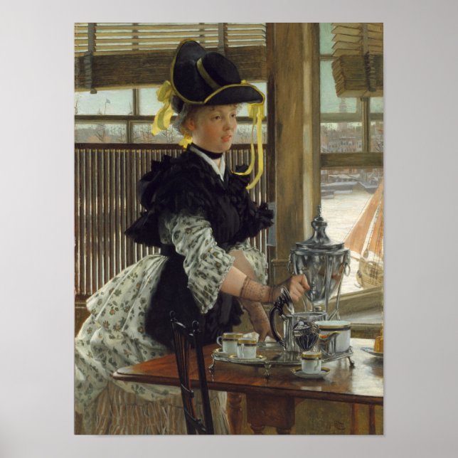 Poster Chá | 1872 (petróleo sobre madeira) (Frente)