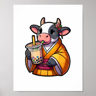 Poster Chá - Bebendo - Chá - Japonês Kimono