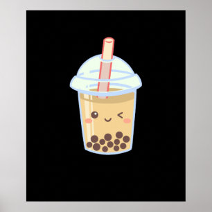 Poster Chá Boba Cute