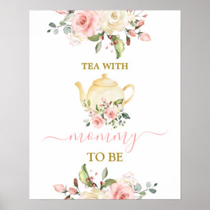 Poster Chá com Mamãe para ser Chá