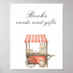 Poster Chá de bebê de café - Livros, cartões e presentes