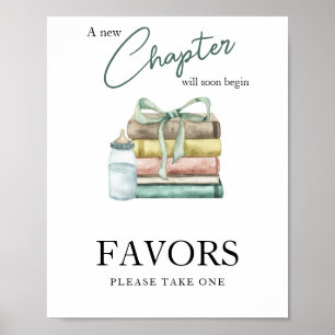 Poster Chá de bebê de capítulo - Lembrancinhas