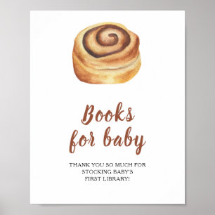 Poster Chá de bebê de coelho - livros para bebê pôster