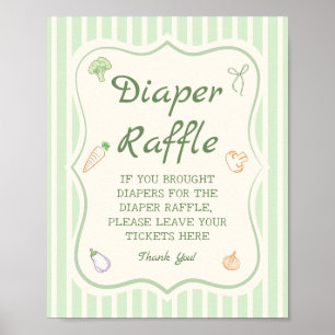 Poster Chá de Bebê no Mercado de Produtores Rifa de Frald