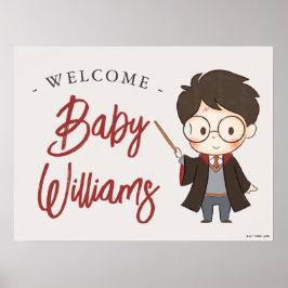 Poster Chá de Bebê Simples do Harry Potter