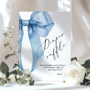 Poster chá de bebezinho Arco azul