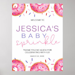 Poster Chá de borboleta de Rosquinhas de Aquarela