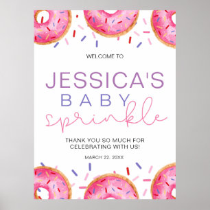 Poster Chá de borboleta de Rosquinhas de Aquarela