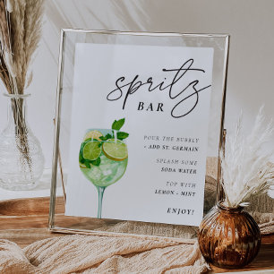 Poster Chá de Casais de Sinal de Bar Hugo Spritz