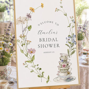 Poster Chá de casamento do Bridal Tea Party