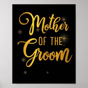 Poster Chá de casamento Mãe Do Noivo Para Mãe Do Gr