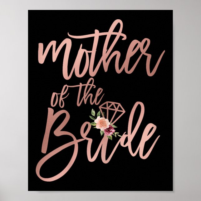 Poster Chá de casamento Para A Mãe Da Noiva Mãe Do Br (Frente)