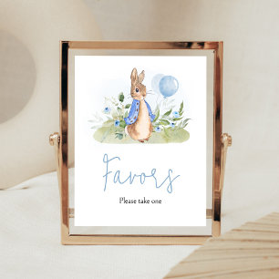 Poster Chá de fraldas Boy Peter Rabbit Favoritos