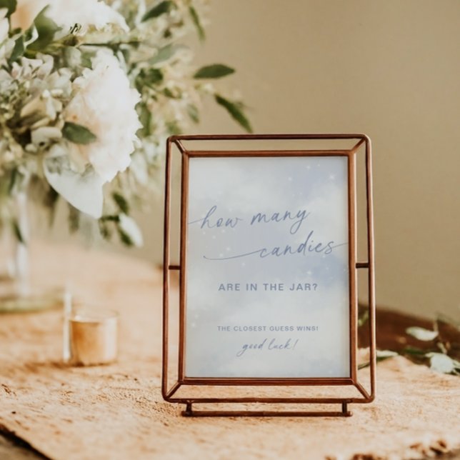 Poster Chá de fraldas Cloud 9 Quantos Candies Game (Criador carregado)