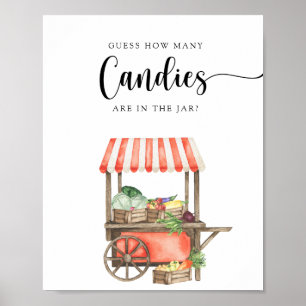 Poster chá de fraldas cultivado localmente - adivinhem qu