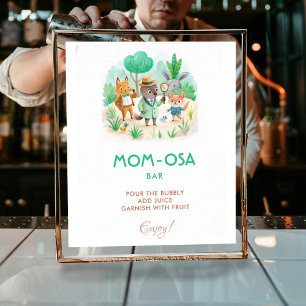 Poster Chá de fraldas de Detetive da Mãe-osa Little Explo