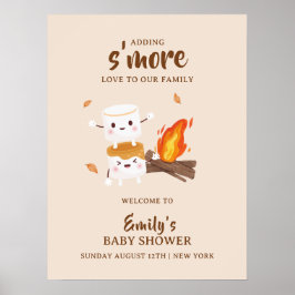 Poster Chá de fraldas De Fogo Do Amor De Kawaii
