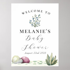 Poster Chá de fraldas de Habitats Pré-Históricos do Dragã