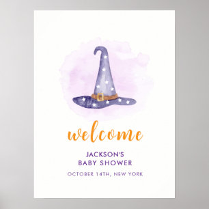 Poster Chá de fraldas do Star Little Boo Witat de Boo Bem