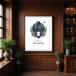 Poster Chá de fraldas Equestrian Preppy Bem vindo