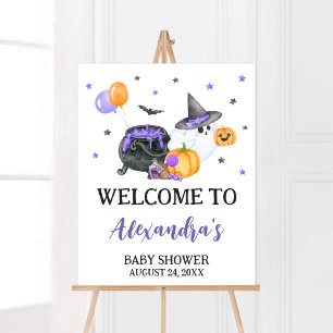 Poster Chá de fraldas Fantasma Roxo