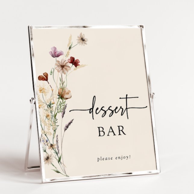 Poster Chá de fraldas Floral Boho (Floral Boho Baby Shower Poster
)