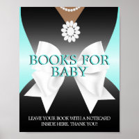 Chá de fraldas Glam Aqua Tiffany - Livros para Sin