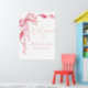 Poster Chá de fraldas rosa, Chá de fraldas, é uma garota. (Nursery 1)