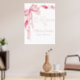 Poster Chá de fraldas rosa, Chá de fraldas, é uma garota. (Living Room 3)