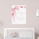 Poster Chá de fraldas rosa, Chá de fraldas, é uma garota. (Nursery 2)