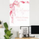 Poster Chá de fraldas rosa, Chá de fraldas, é uma garota. (Home Office)