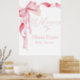 Poster Chá de fraldas rosa, Chá de fraldas, é uma garota. (Kitchen)