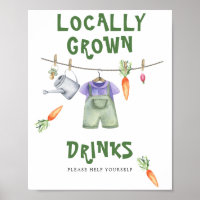 chá de fraldas vegetariano - Bebidas ajudem-se