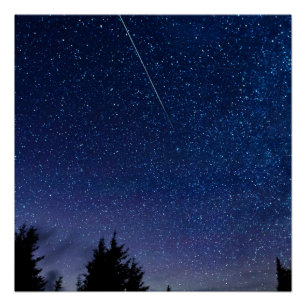 Póster Chá de Meteoro Perseid
