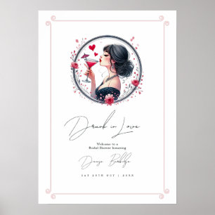 Poster Chá de Noiva Bêbada de Amor Bem-vinda