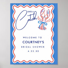 Poster Chá de Noiva Lagosta Costeira She's A Catch