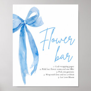 Poster Chá de panela Arco azul Dusty Sinal de Bar