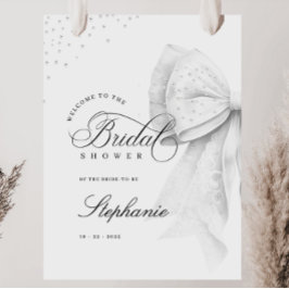 Poster Chá de panela de Arco de Pérolas Brancas