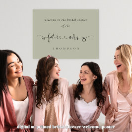 Poster Chá de panela de Boas-vindas da Sra. Arty Script S