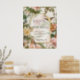 Poster Chá de panela de Boas-Vindas Floral Botânica Water (Kitchen)