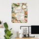 Poster Chá de panela de Boas-Vindas Floral Botânica Water (Home Office)